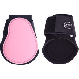 QHP Fetlock Boots, flamingo pink - Shetty