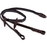 Antislip-teugels met Leren Stoppers - Donkerbruin