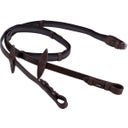 Redini Antiscivolo con Stopper in Pelle, Marrone Scuro - Pony