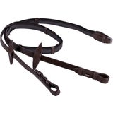 Antislip-teugels met Leren Stoppers - Donkerbruin