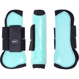 QHP Tendon Boots, ice green - Full