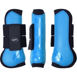 QHP Tendon Boots, sky blue - Shetty