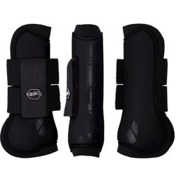 QHP Tendon Boots, black - Shetty