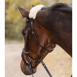Lammfell Nasen- oder Genickpolster, natur - 27 cm