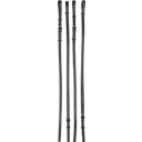 Rênes Coulissantes de Longe en Deux Parties Sang Chaud, Noir - 1 pcs
