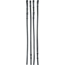 Rênes Coulissantes de Longe en Deux Parties Sang Chaud, Noir - 1 pcs