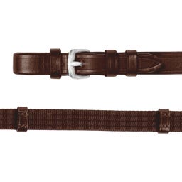 Waldhausen Girth Reins, Full - Brown