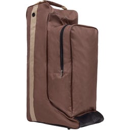 QHP Torba za jahalne škornje in čelado Combi - brown/beige