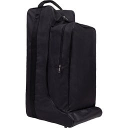 Borsa Combi per Stivali da Equitazione e Casco - Nero