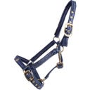 QHP Licol pour Poulains Lily, Bleu Marine