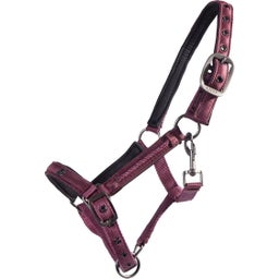 QHP Lily Foal Halter, burgundy