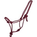 QHP Basic Rope Halter, burgundy