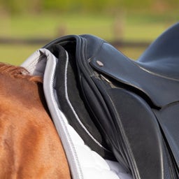 QHP Sattelunterlage Memory Foam, schwarz - Pony