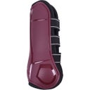 QHP Champion Tendon Boots, Burgundy - Full