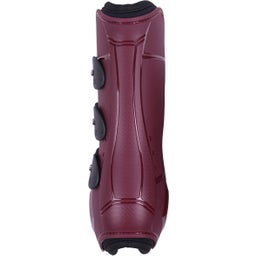 QHP Champion Tendon Boots, Burgundy - Full