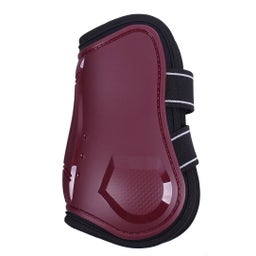 QHP Champion Bell Boots, burgundy