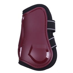 QHP Champion Bell Boots, burgundy