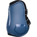 QHP Champion Bell Boots, steel blue - Pony