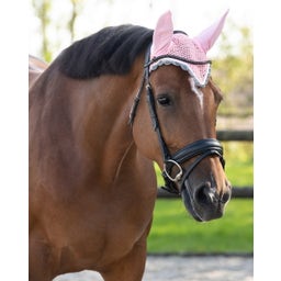 QHP Ohrenhaube Color flamingo-pink