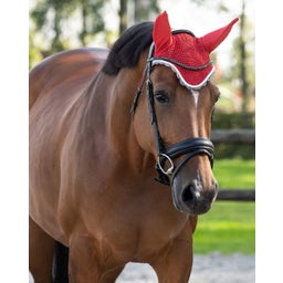 QHP Ohrenhaube Color hellrot