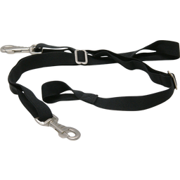 QHP Elastische Beinschnüre schwarz - 2 Stück