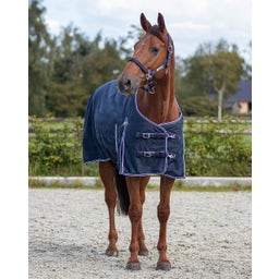 QHP Regendecke Turnout Luxus 0gr navy