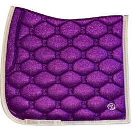 Dressurschabracke Stardust Pearl, sparkly violet - Cob