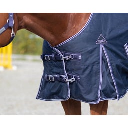 QHP Regendecke Turnout Luxus 300gr navy