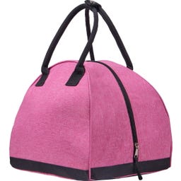 QHP Torba na kask jeździecki - różowy