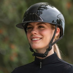 QHP Reithelm Miami Polovisier schwarz