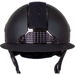 QHP Reithelm Ohio Polovisier, schwarz