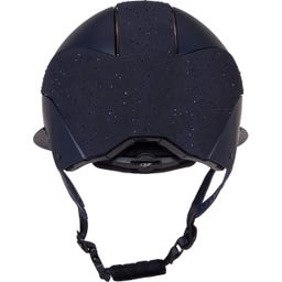 Kask jeździecki Ohio z daszkiem polo, navy