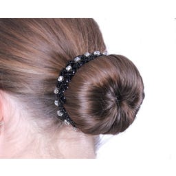 QHP Knotenband Diamond - schwarz