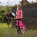 QHP Ausreitdecke Hobby horse - fuchsia