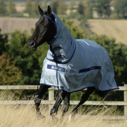 Bucas Buzz-Off Full Neck blau - 140 cm
