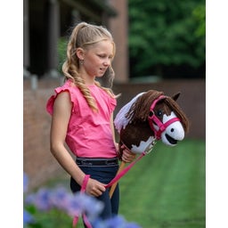 QHP Halfter-Set Hobby horse - fuchsia
