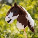 QHP Steckenpferd Hobby horse - braunschecke