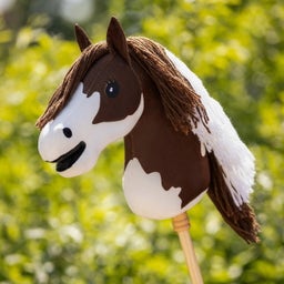 QHP Steckenpferd Hobby horse - braunschecke