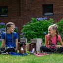 QHP Steckenpferd Hobby horse - braunschecke