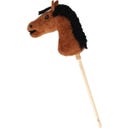 QHP Cavallino a Bastone per Hobby Horse - Marrone