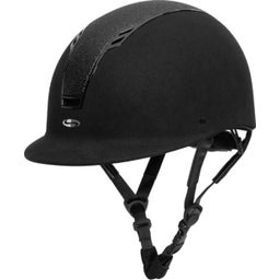 Reithelm H22, schwarz velvet/schwarz shine - 51 - 55 cm