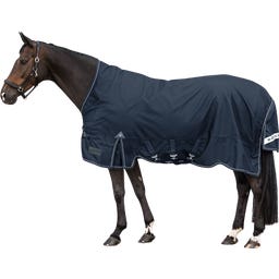 Scandic Outdoor Turnout Rug, High Neck, 200 g, navy blue
