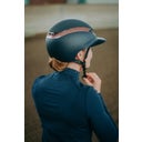 AirLuxe SUPREME med Långt Visir, Midnight Blue - Roséguld