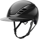 ABUS Pikeur AirLuxe CHROME med Långt Visir, Svart