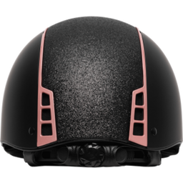 Reithelm H22, schwarz matt/schwarz shine/roségold - 51 - 55 cm