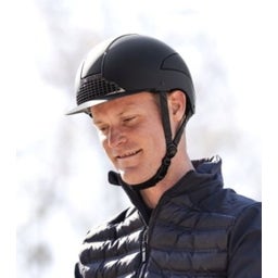 SWING Reithelm H24 chrome, schwarz matt - 51 - 55 cm