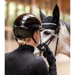 SWING Reithelm H24 Lady glossy, schwarz glanz - 51 - 55 cm