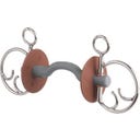 Springkombikandare mit Zungenbogenstange, soft - 130 mm