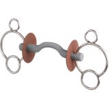 3-Ring Snaffle with Tongue Port Bar, soft