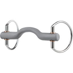 Eggbutt Snaffle with Tongue Port Bar, hard - 130 mm
